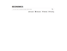 Tablet Screenshot of ieconomics.com